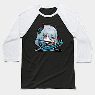 Honkai Star Rail Chibi Hanya Baseball T-Shirt